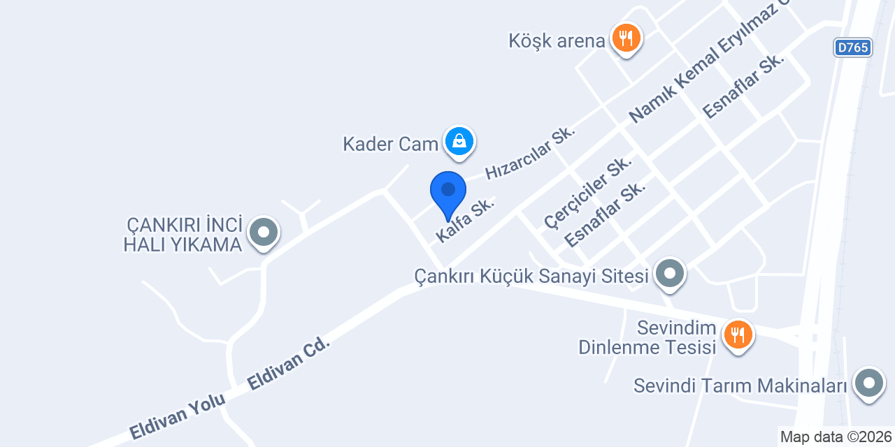 Avcı tuz sanayii konumu