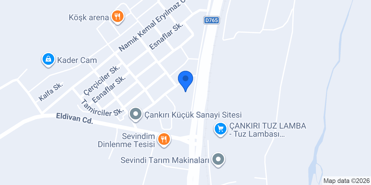Pilot Garage Çankırı Oto Ekspertiz konumu