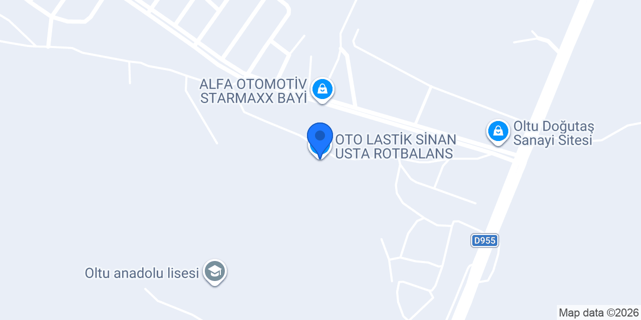 OTO LASTİK SİNAN USTA ROTBALANS konumu