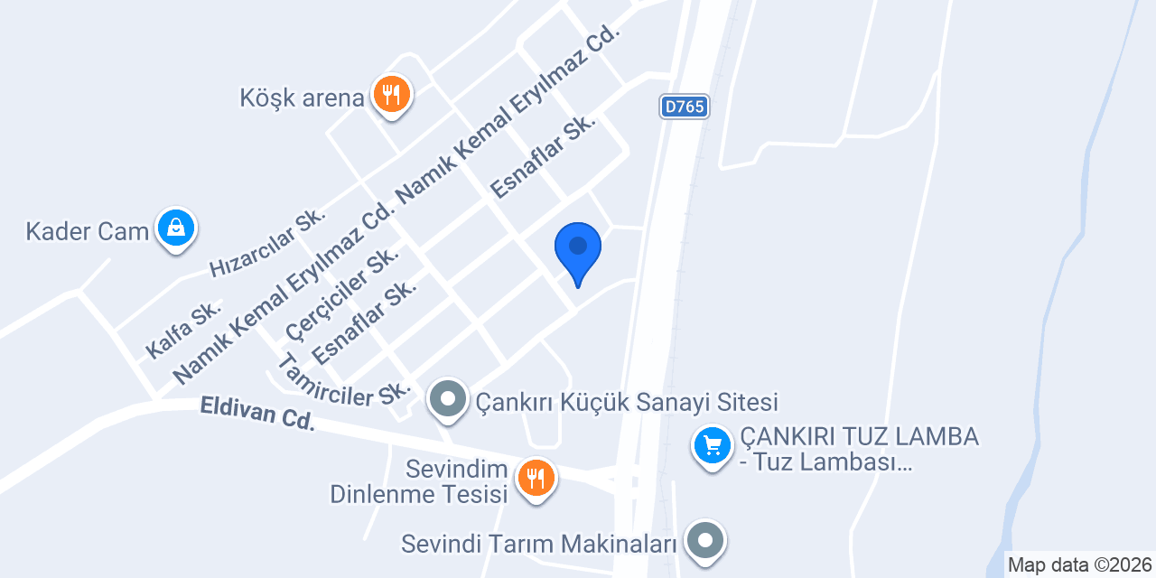 DYNOBİL Çankırı Oto Ekspertiz konumu