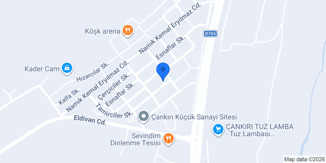 Gezer Oto Elektrik konumu