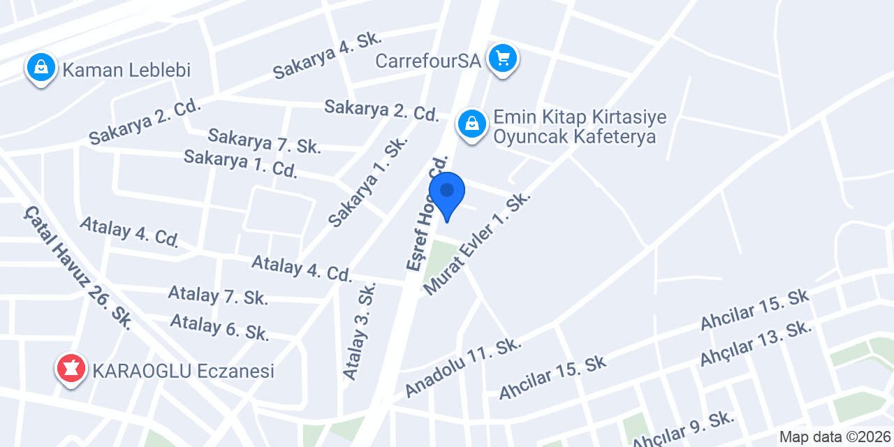 Komagene Üçtutlar (Eşref Hoca Cad.) konumu