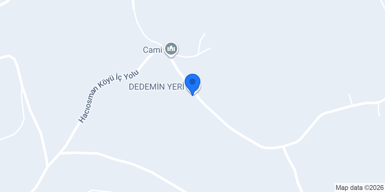 DEDEMİN YERİ konumu