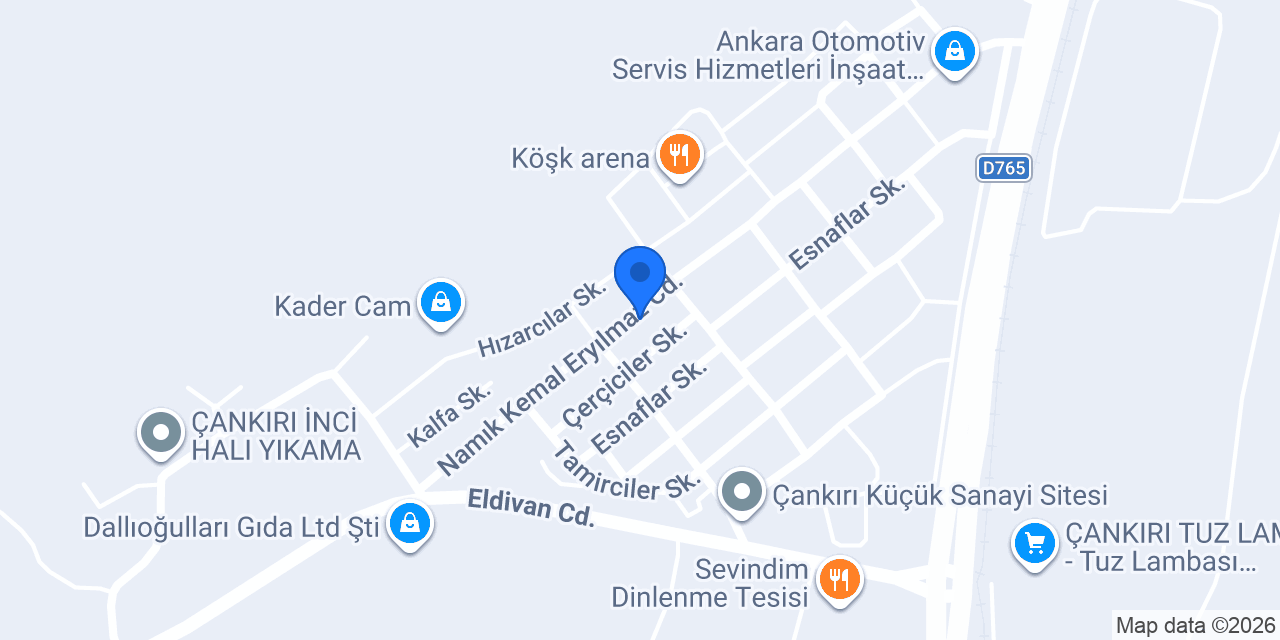 Emek Mobilya konumu