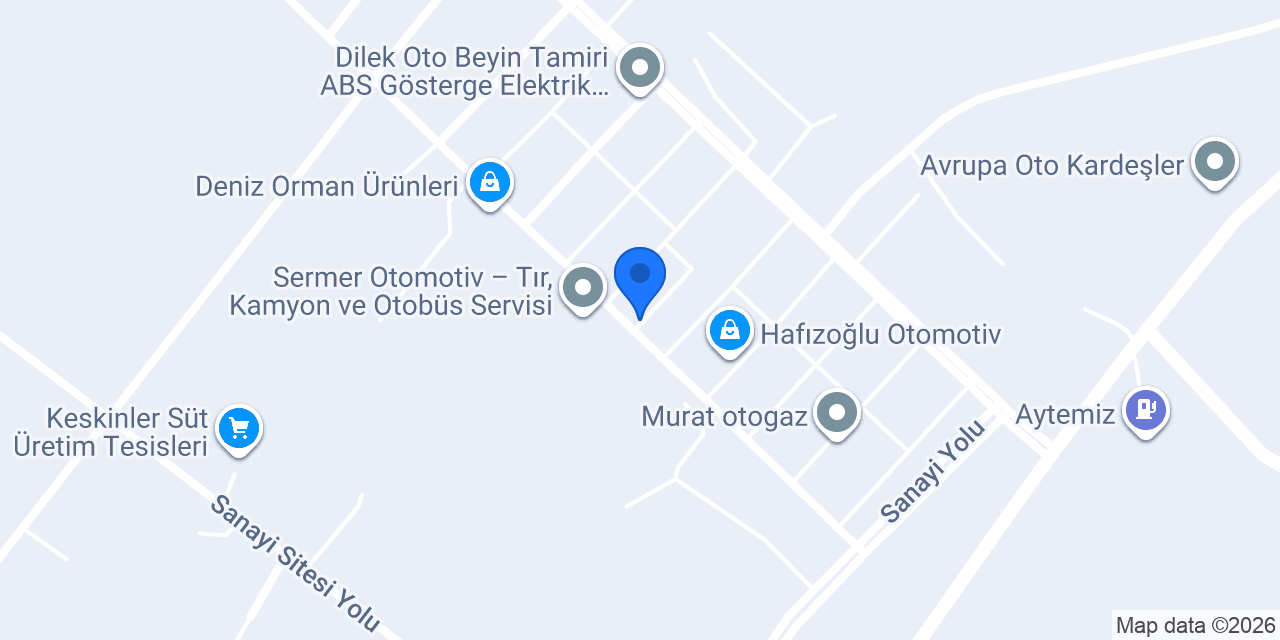 Bereket Torna Atölyesi konumu