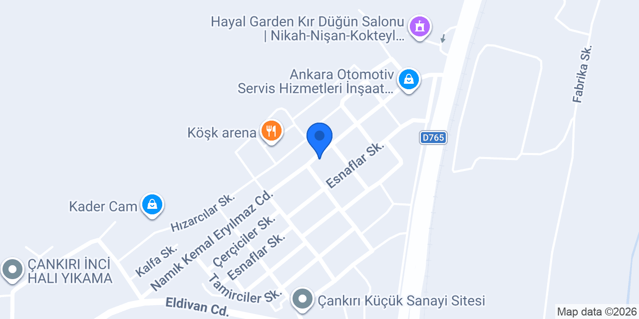 BEKİRPEN PVC ve ÇELİK KAPI konumu