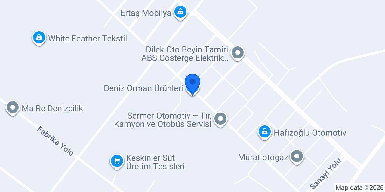 Deniz Orman Ürünleri konumu