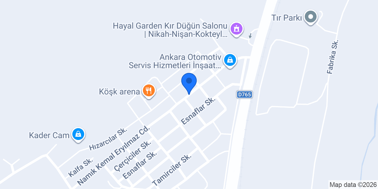 ÖZDEMİR OTOGAZ konumu