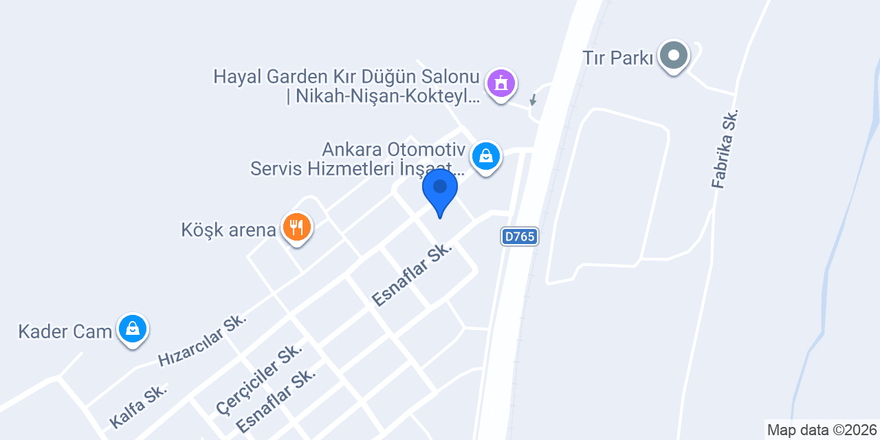 Çankırı Tel Örgü konumu