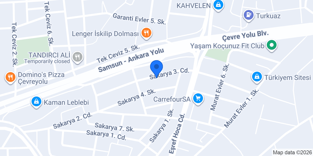 Çorum İl Halk Kütüphanesi konumu