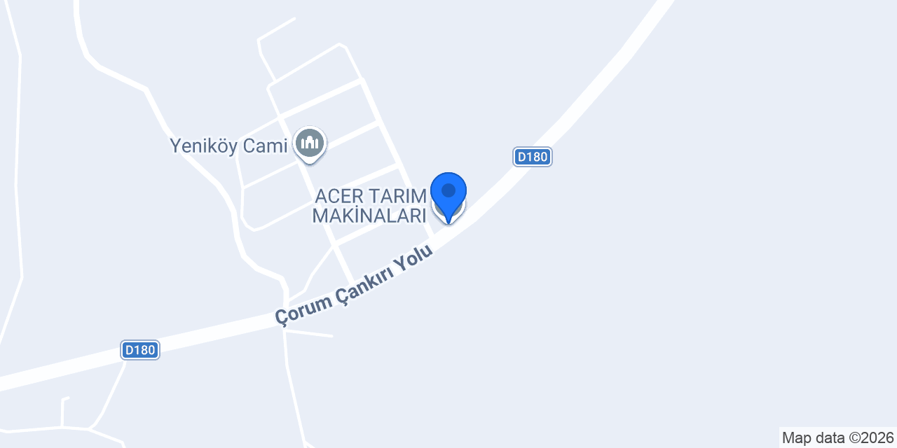 ACER TARIM MAKİNALARI konumu