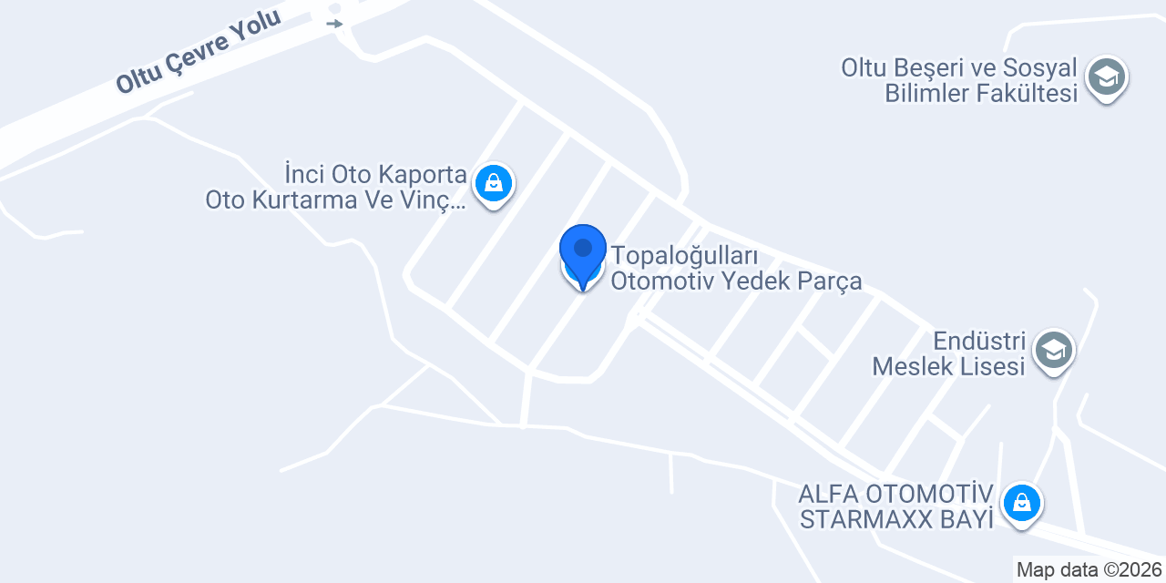 Topaloğulları Otomotiv Yedek Parça konumu