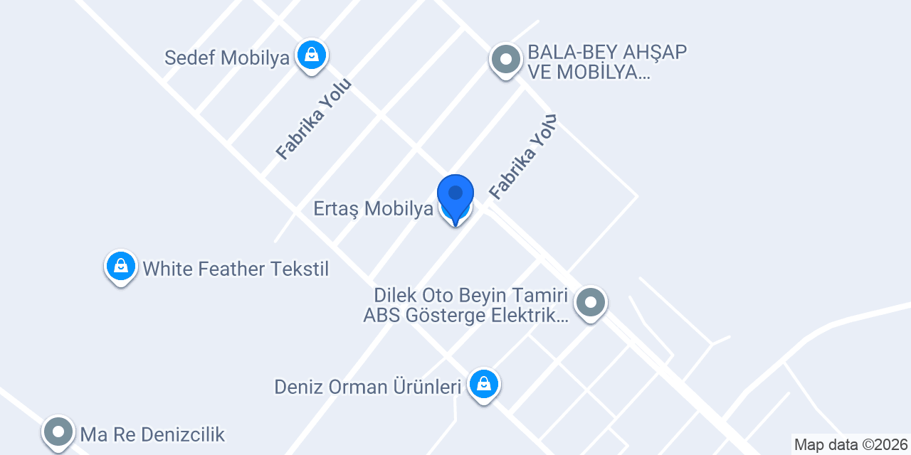 Ertaş Mobilya konumu