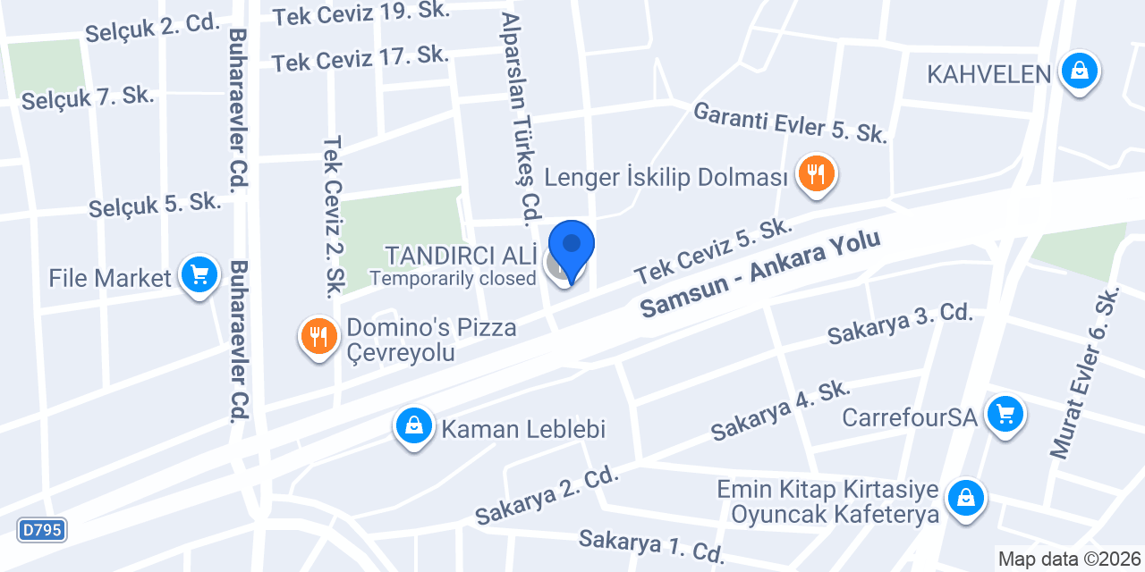 TANDIRCI ALİ konumu