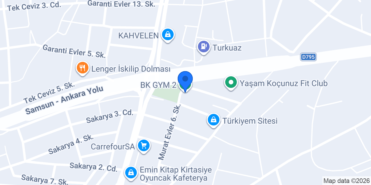 BK GYM 2 konumu
