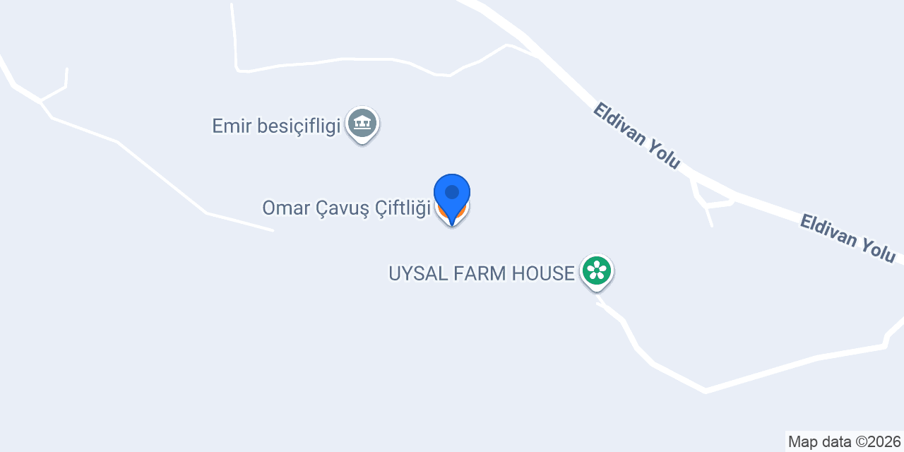 Omar Çavuş Çiftliği konumu