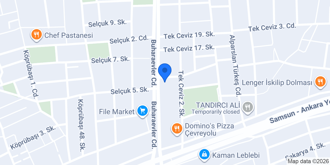 Tekceviz Metropol konumu