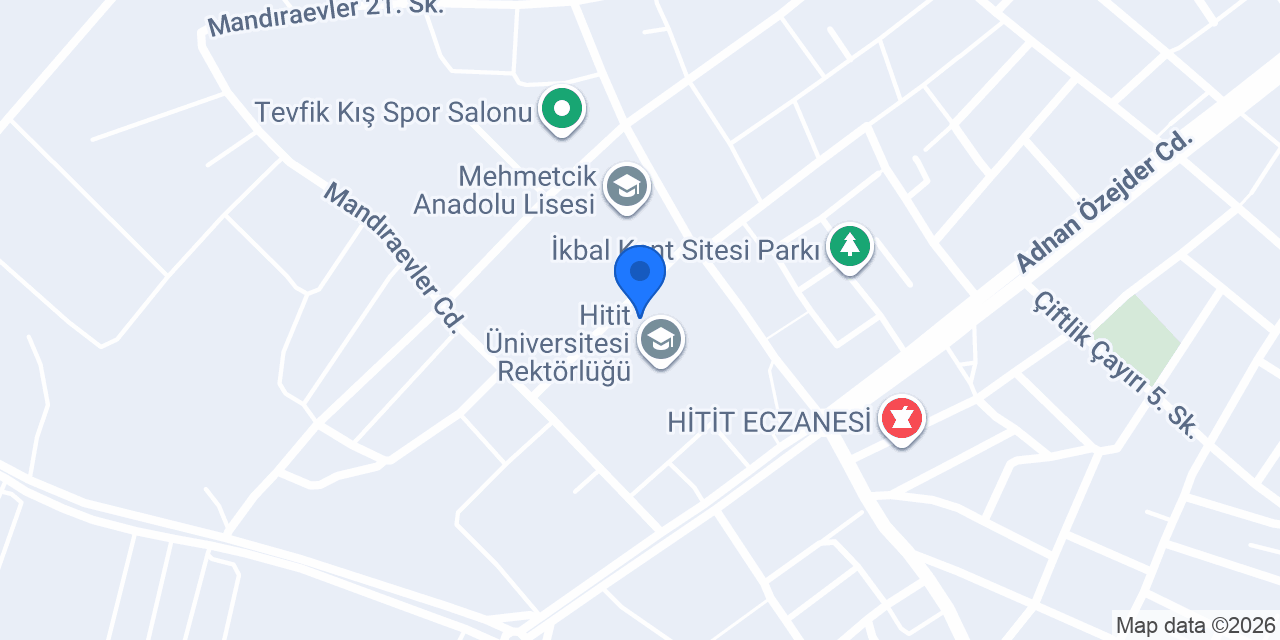Hitit Üniversitesi Tıp fakültesi konumu