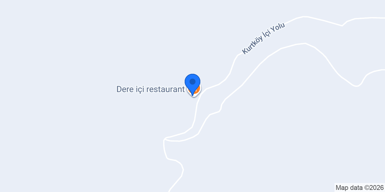 Dere içi restaurant konumu