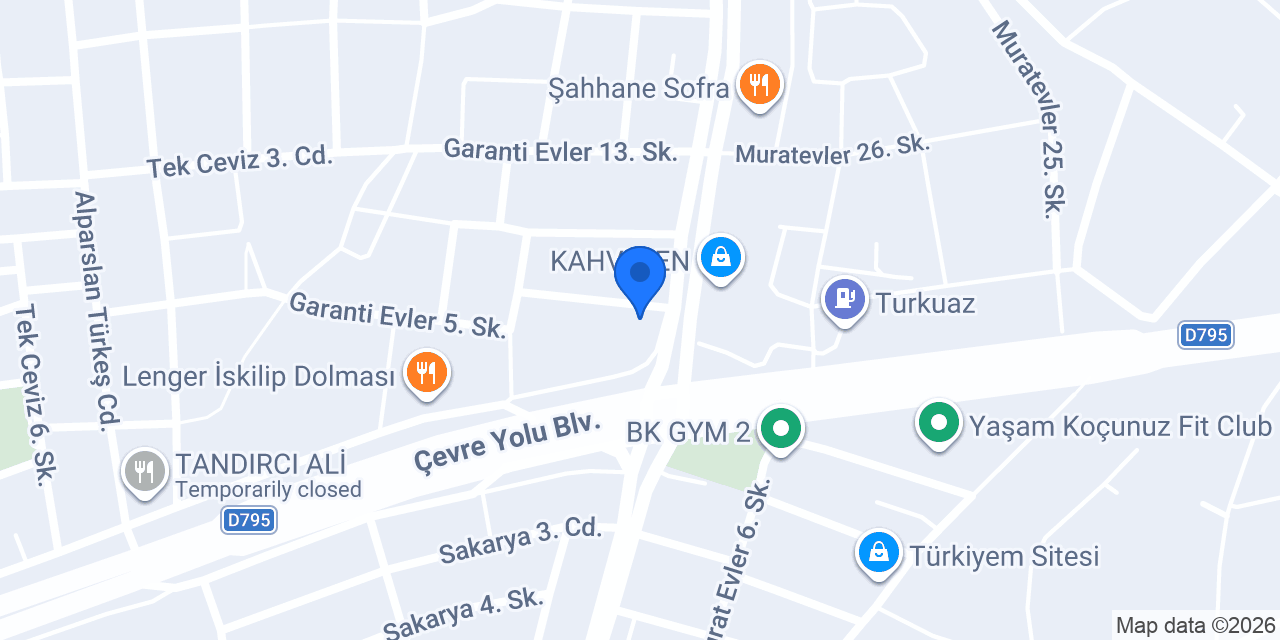 Ömer Chef Profiterol Çorum konumu