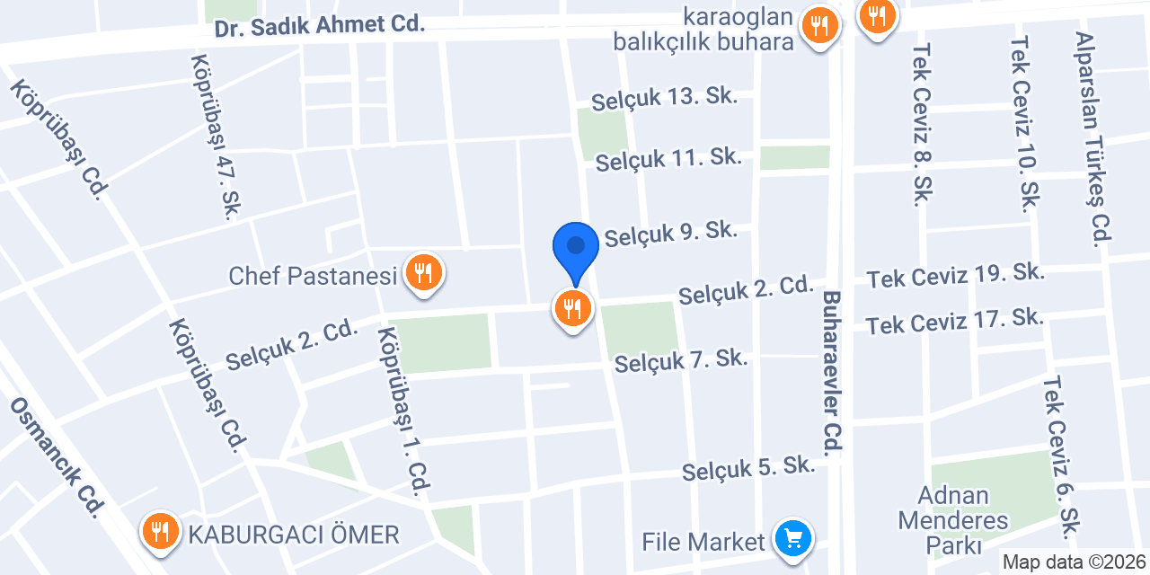 Enes Market konumu
