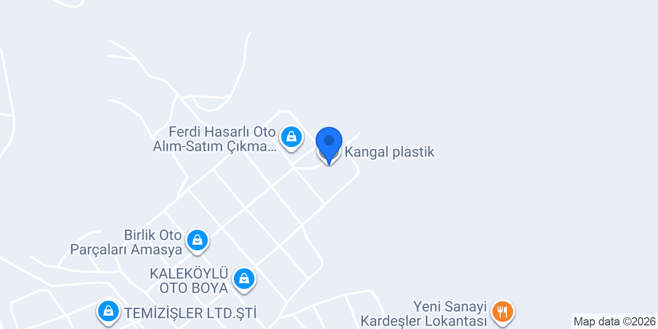Kangal plastik konumu