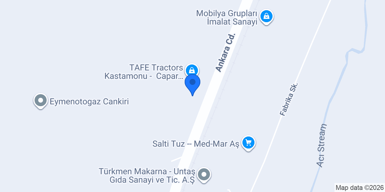TAFE Tractors Çankırı - Çapar Traktör konumu