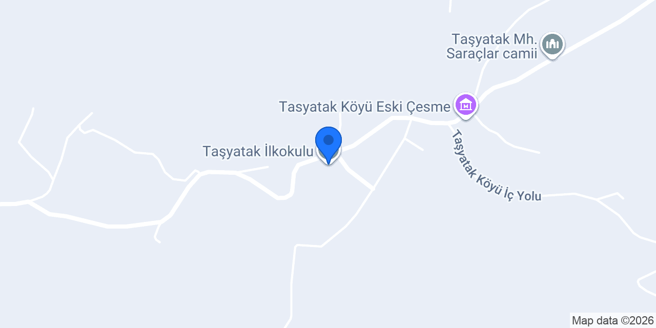 Taşyatak İlkokulu konumu