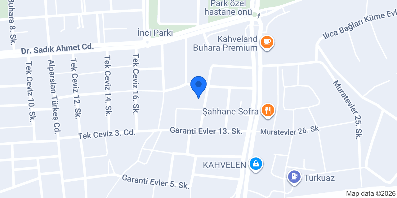 Eşref Ertekin Halk Kütüphanesi konumu