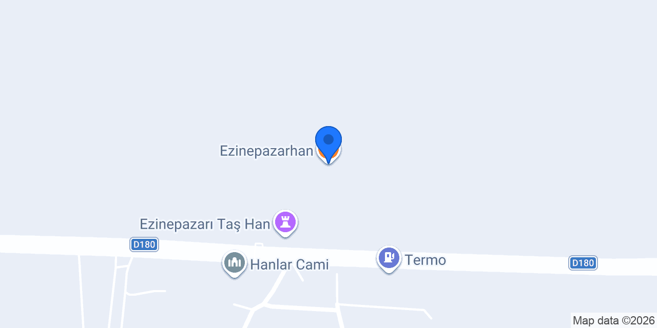 Ezinepazarhan konumu