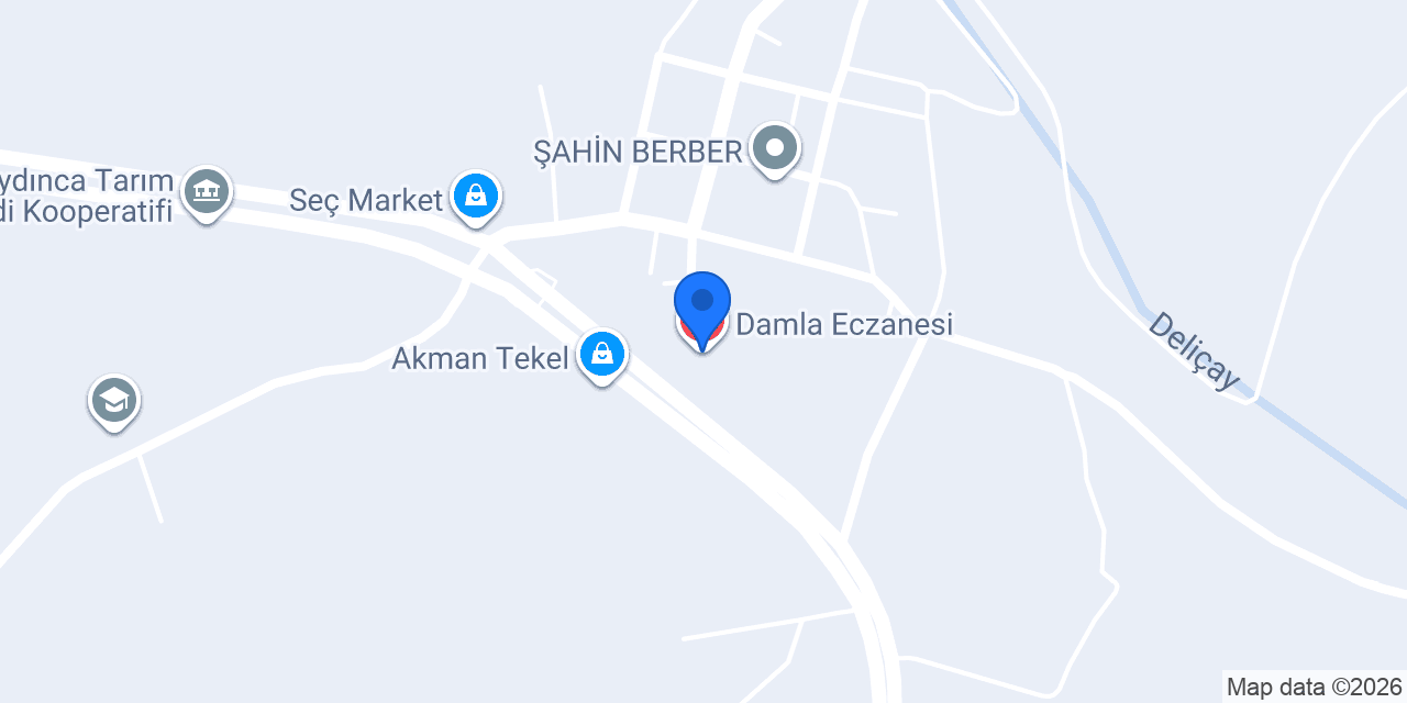 Damla Eczanesi konumu