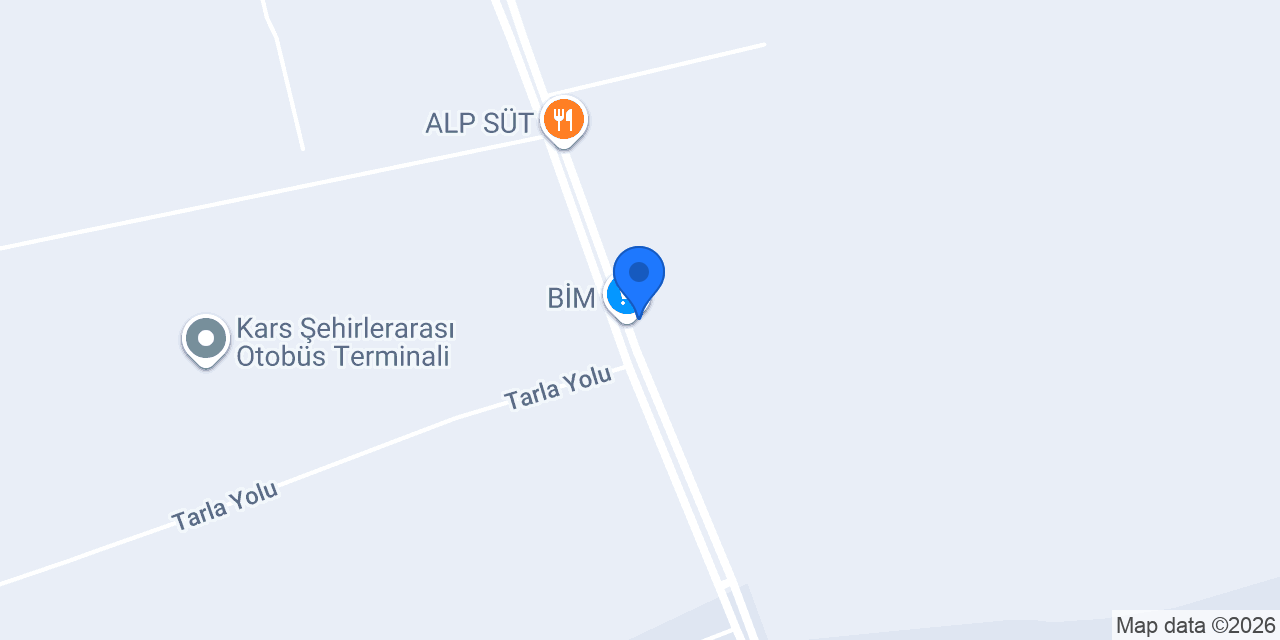 Kars Su Arıtma konumu