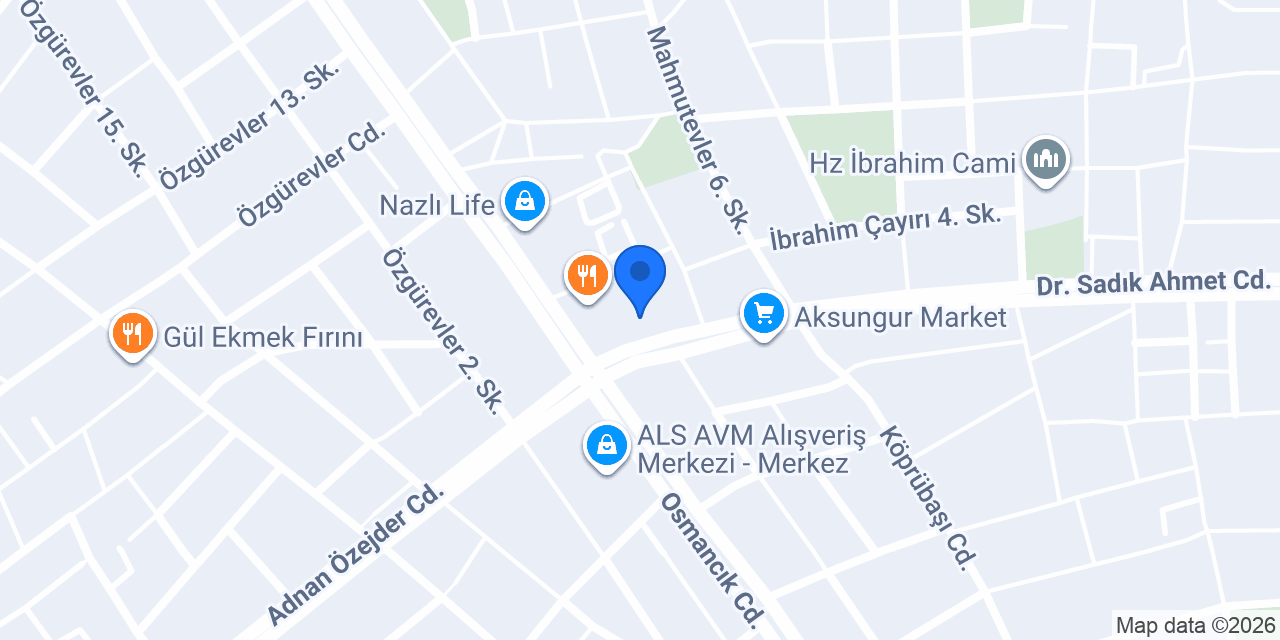 Sefa pide salonu konumu