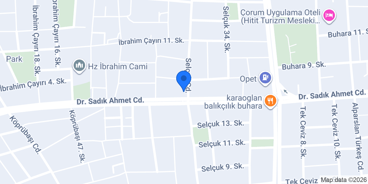 Temur Market konumu