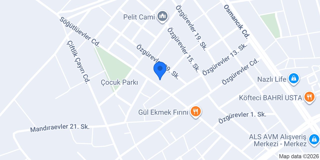 Varanlar Ekmek Fırını konumu