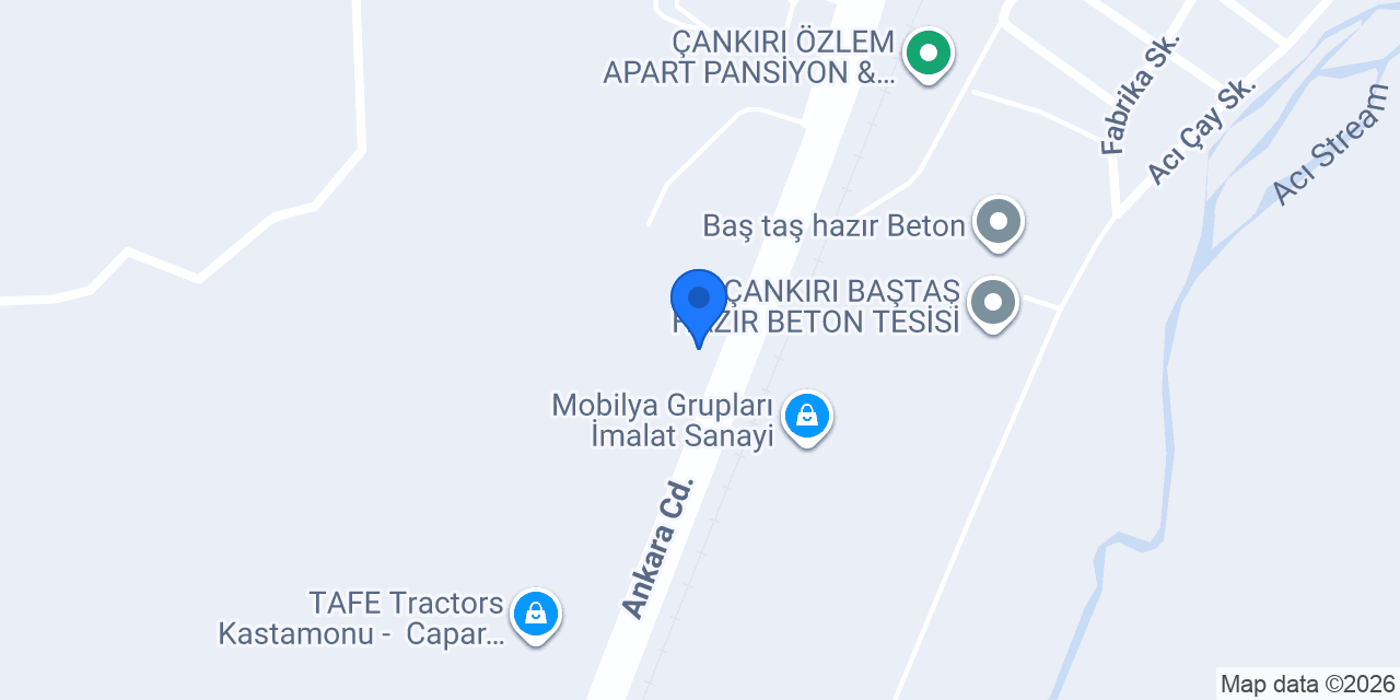 Koç Yapı Beton Parke Bims konumu