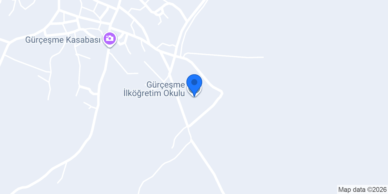 Gürçeşme İlköğretim Okulu konumu
