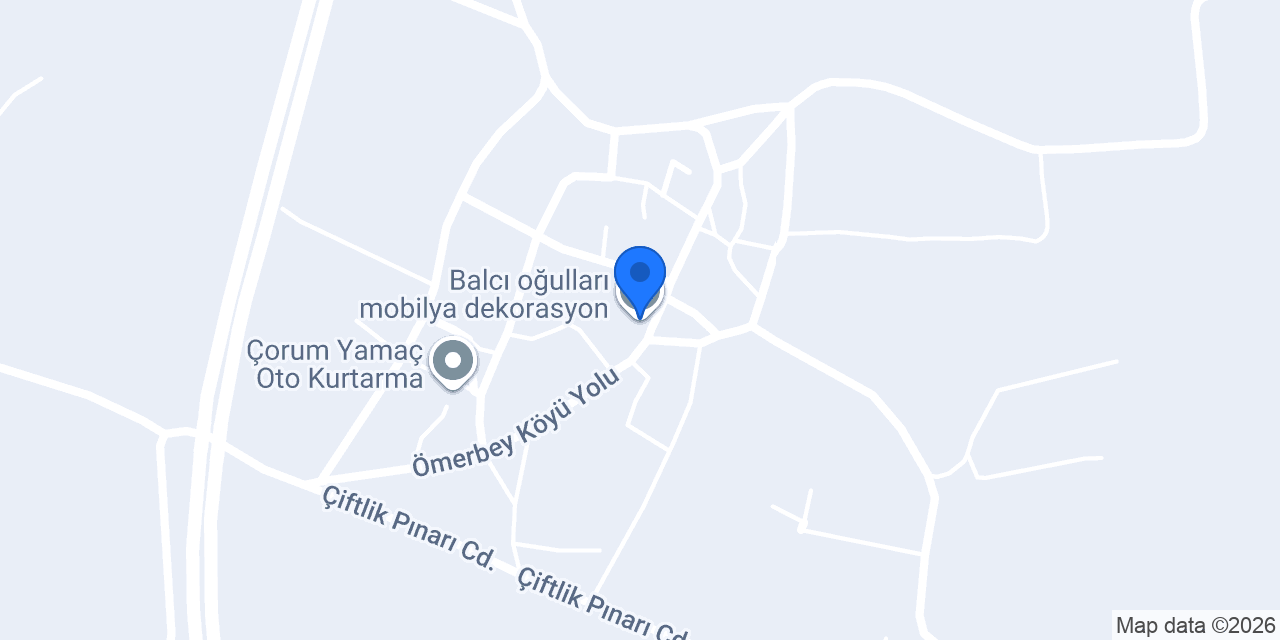 Balcı oğulları mobilya dekorasyon konumu