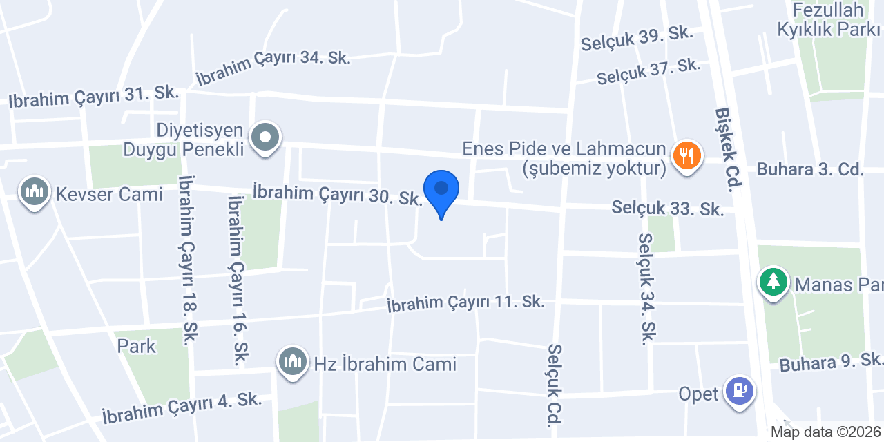 Bekir Aksoy ilkokulu konumu