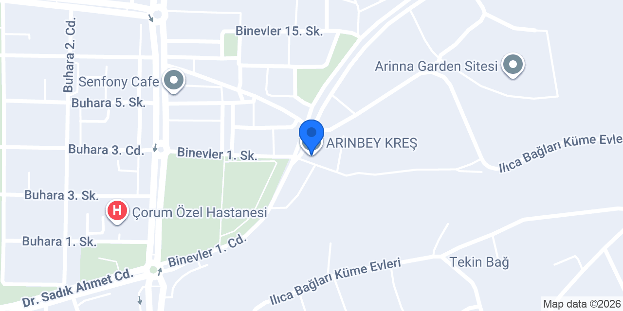 ARINBEY KREŞ konumu