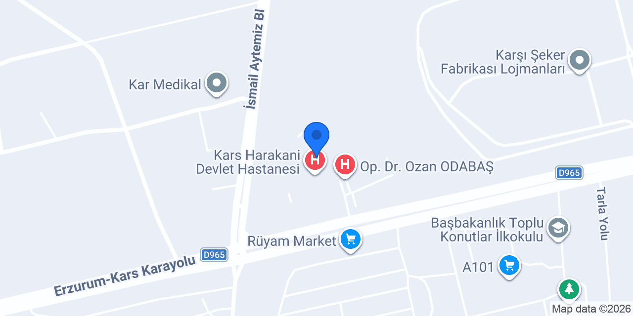 Op. Dr. Meftun Zerbizade konumu