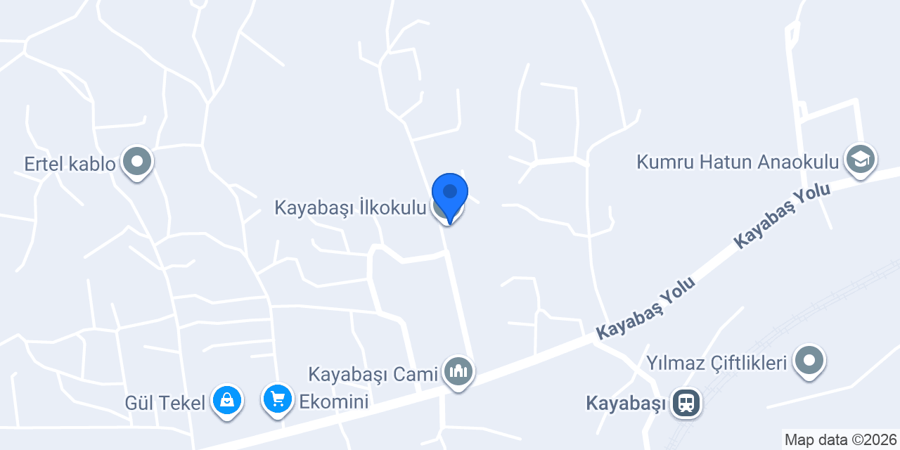 Kayabaşı İlkokulu konumu
