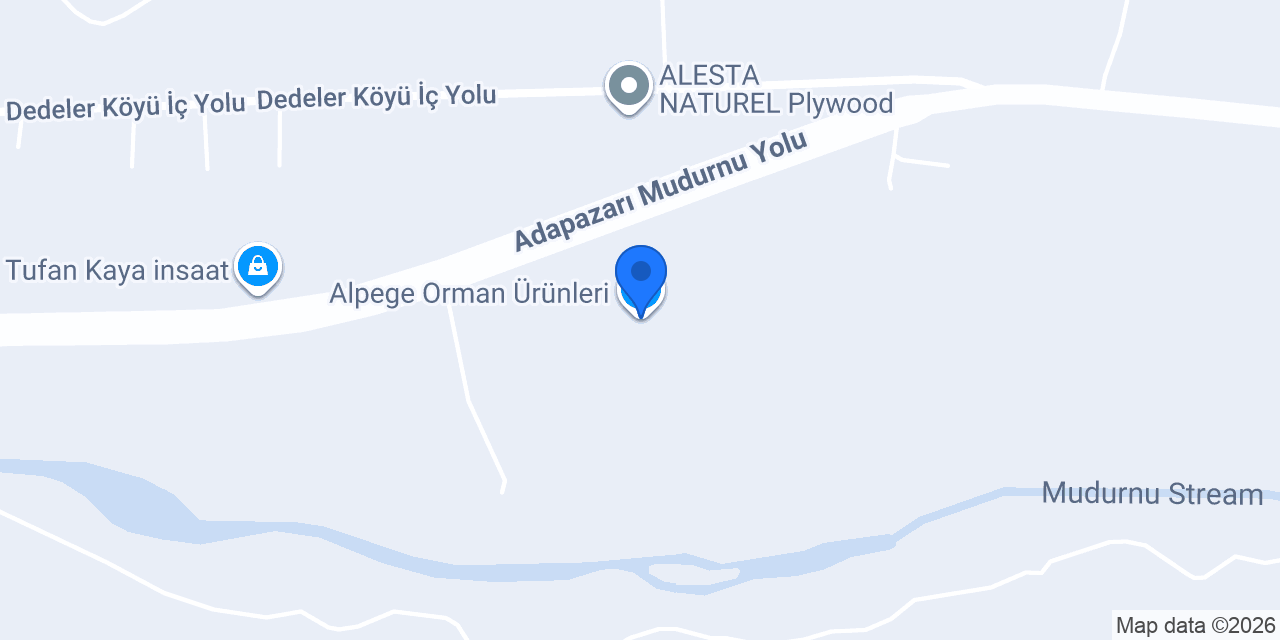 Alpege Orman Ürünleri konumu