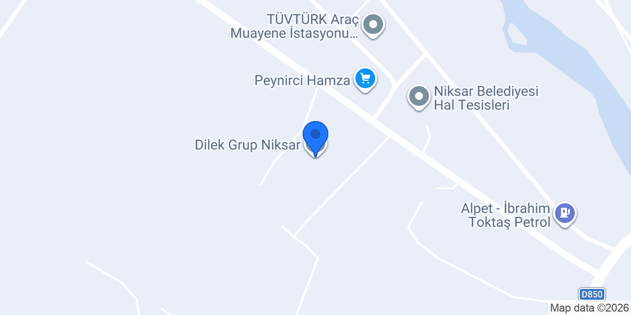 Dilek Grup Niksar konumu