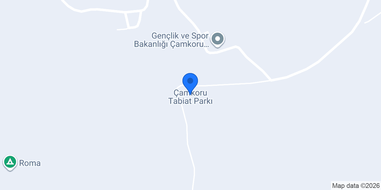 Çamkoru Tabiat Parkı konumu