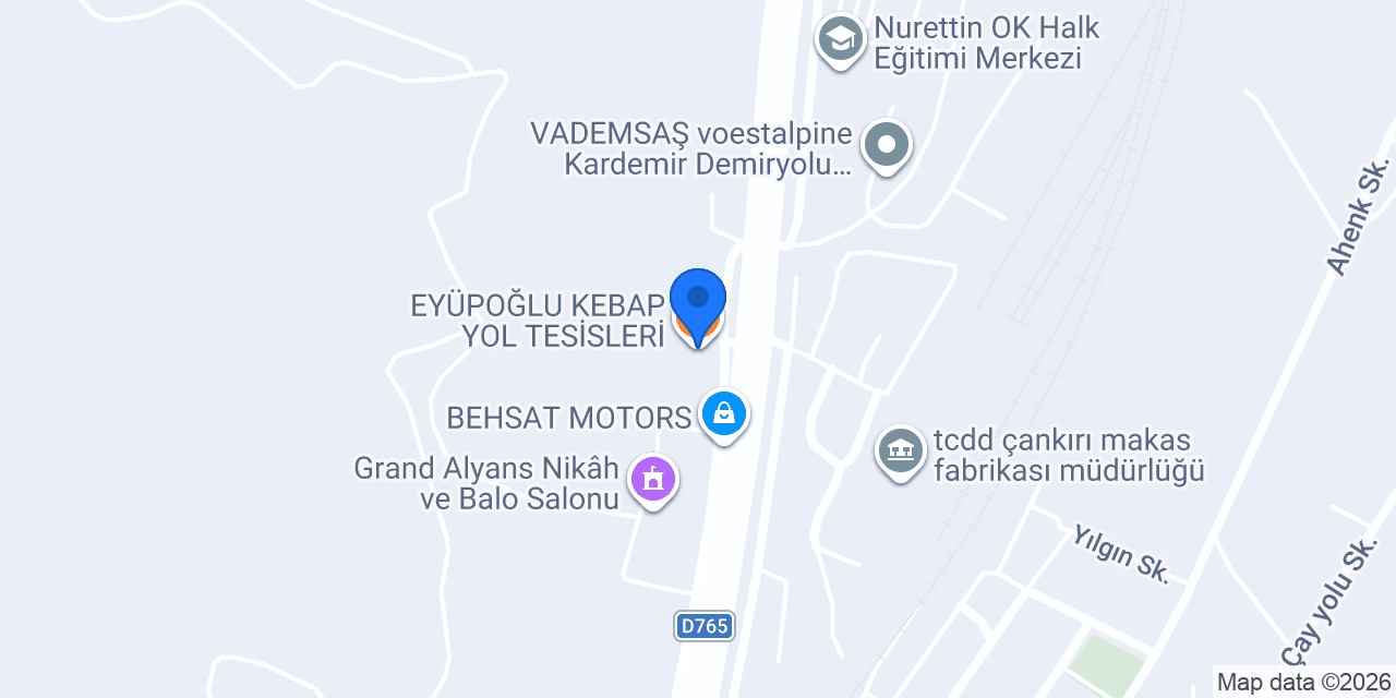 EYÜPOĞLU KEBAP YOL TESİSLERİ konumu
