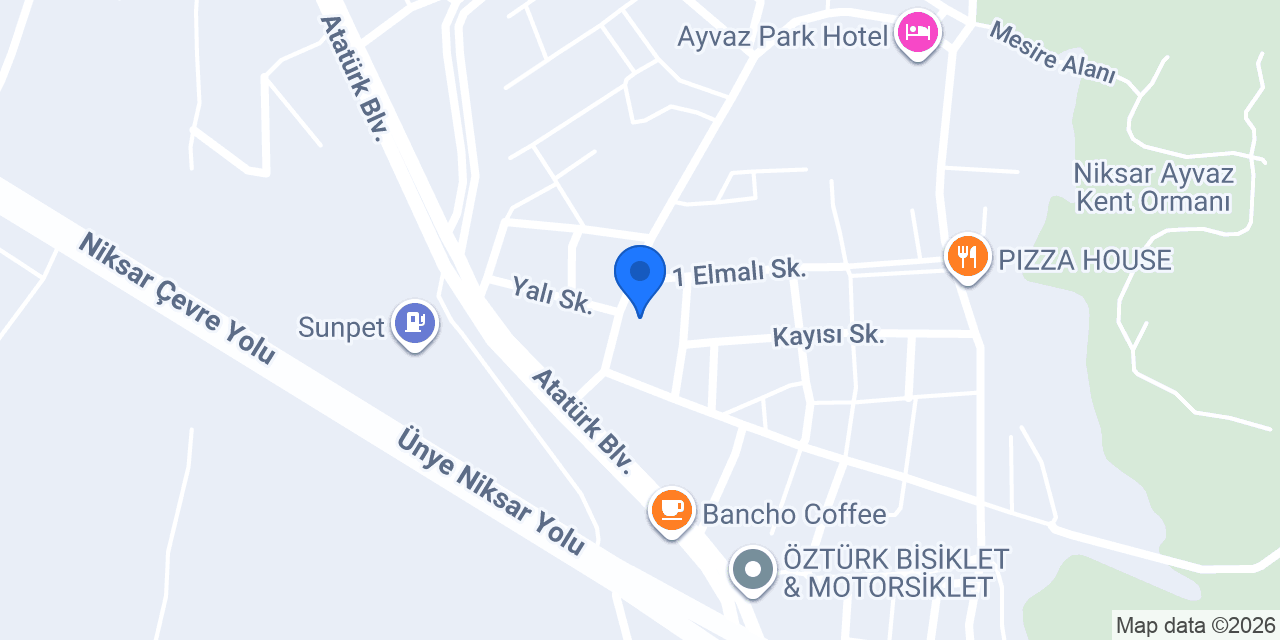 NİKSAR SU COFFEE konumu