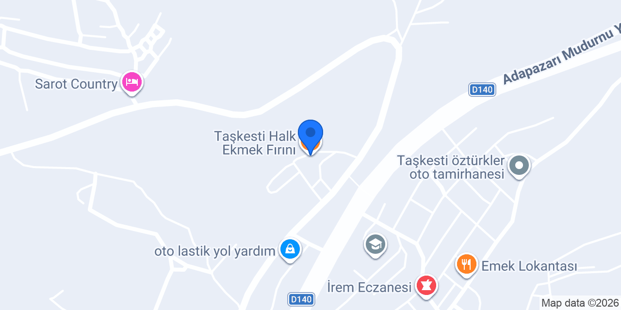 Taşkesti Halk Ekmek Fırını konumu