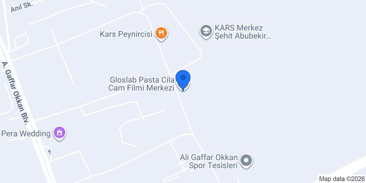 Gloslab Pasta Cila Cam Filmi Merkezi konumu