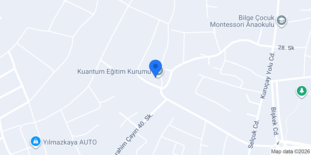 Kuantum Eğitim Kurumu konumu